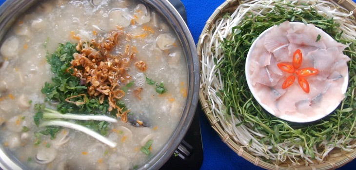 Cách nấu cháo cá lóc rau đắng