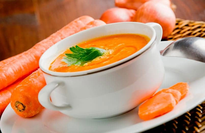 Cháo tim heo cà rốt