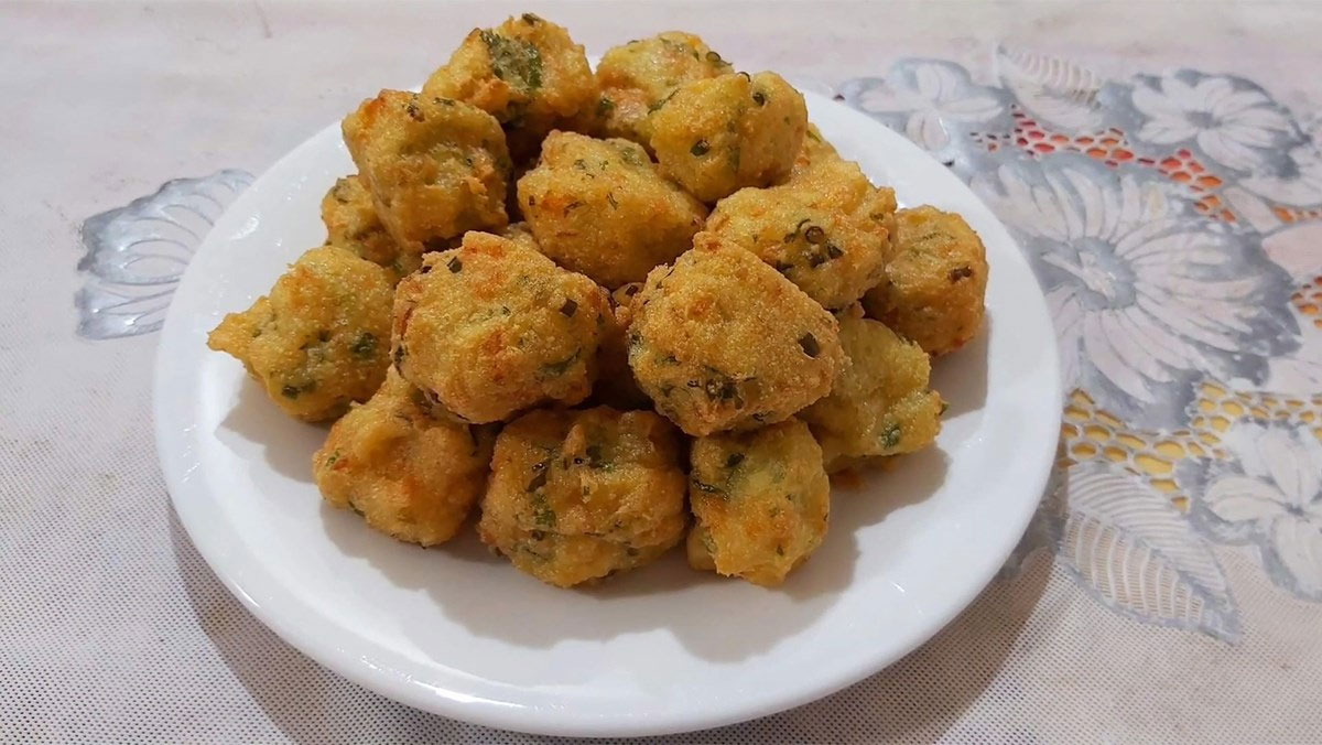 Bã đậu nành chiên Bã đậu nành chiên