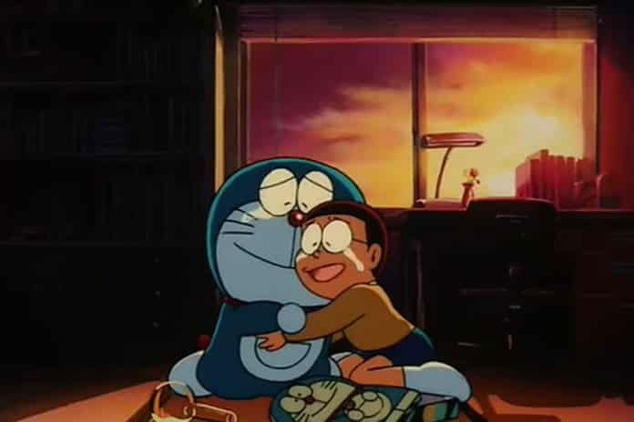 Hình nền Doremon khóc