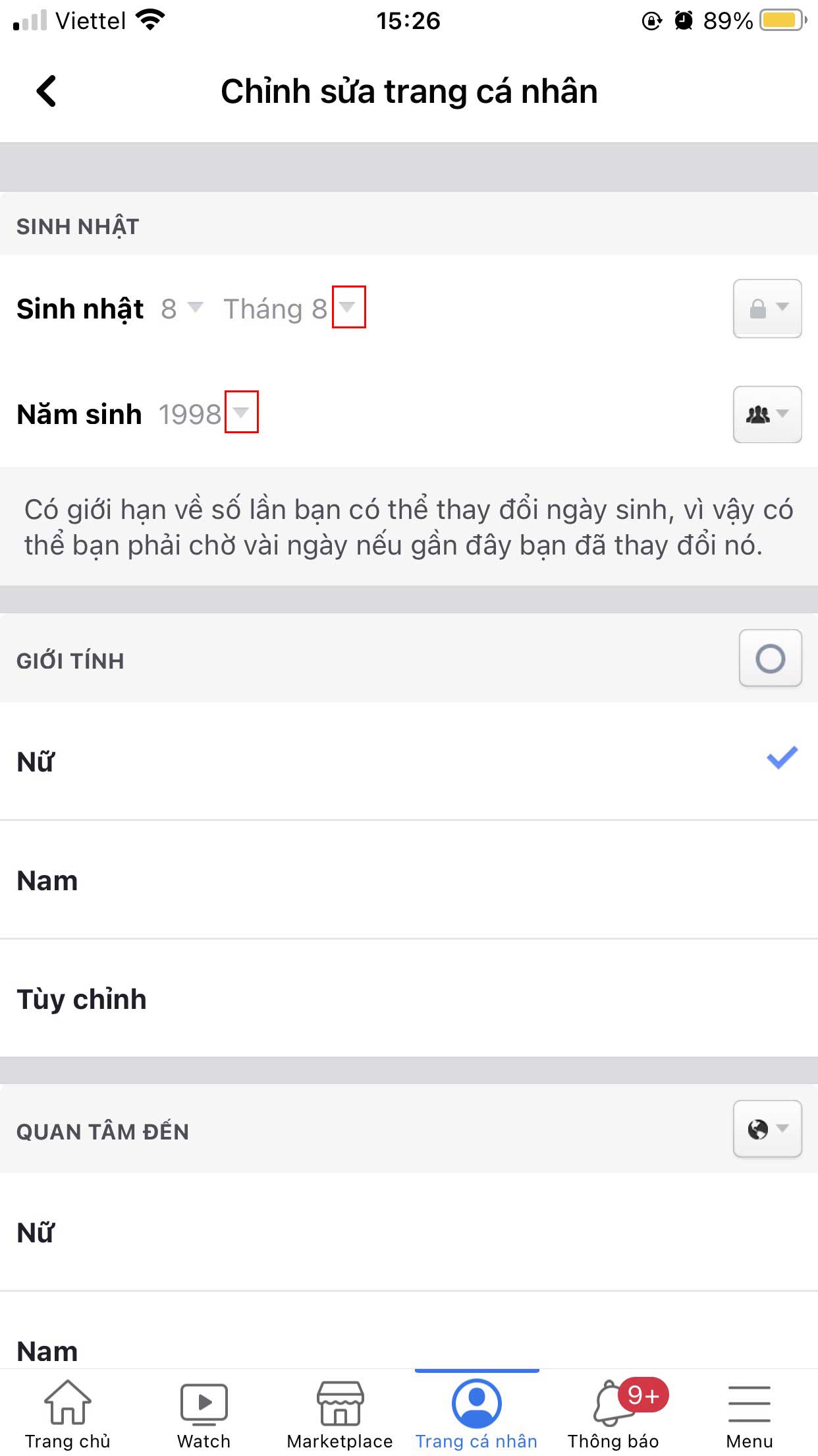 Nhấn Lưu ở phía bên phải màn hình để Nhấn Lưu ở phía bên phải màn hình để