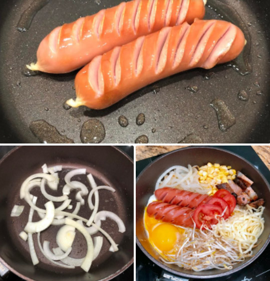 Làm bánh mì chảo thập cẩm Làm bánh mì chảo thập cẩm