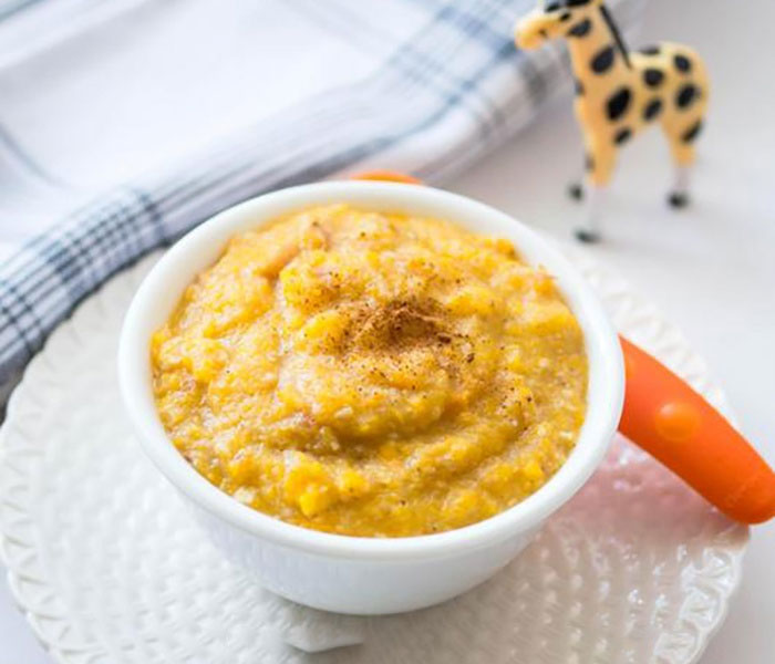 Cháo yến mạch bí đỏ Cháo yến mạch bí đỏ