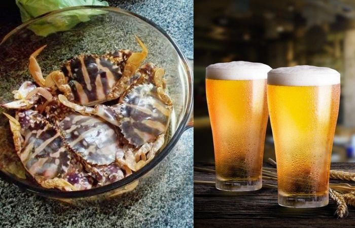 Hấp ghẹ cùng bia Hấp ghẹ cùng bia