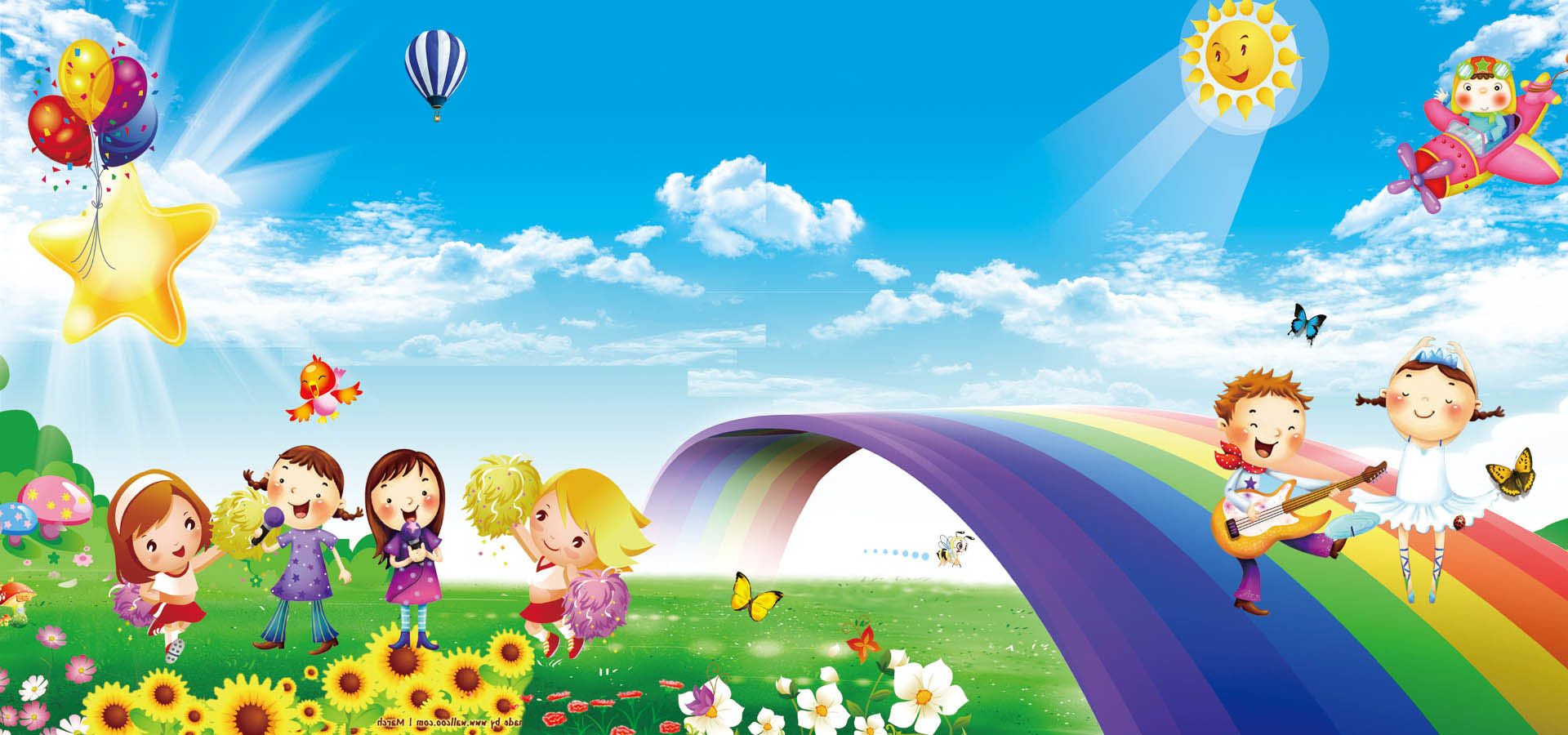 Hình nền mầm non đẹp