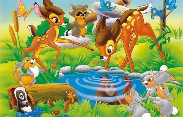 Vẽ tranh tường mầm non đơn giản