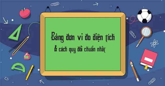 Bảng đơn vị đo diện tích