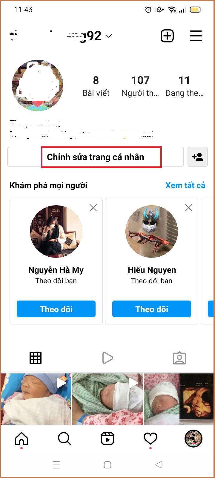 Cách đổi tên Instagram