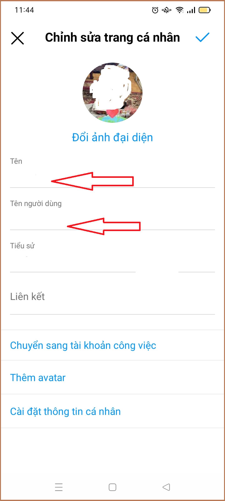 Cách đổi tên Instagram