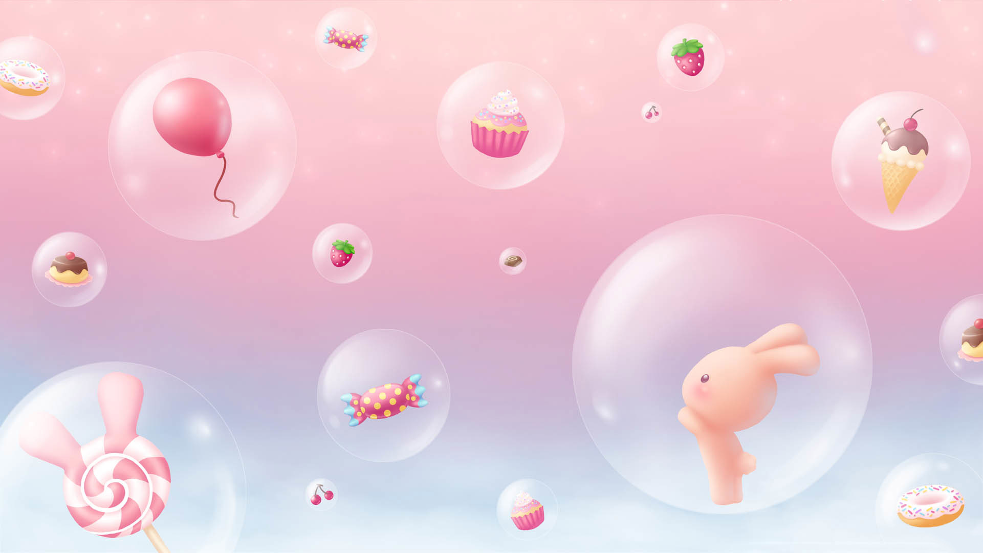 Hình nền máy tính màu hồng 3