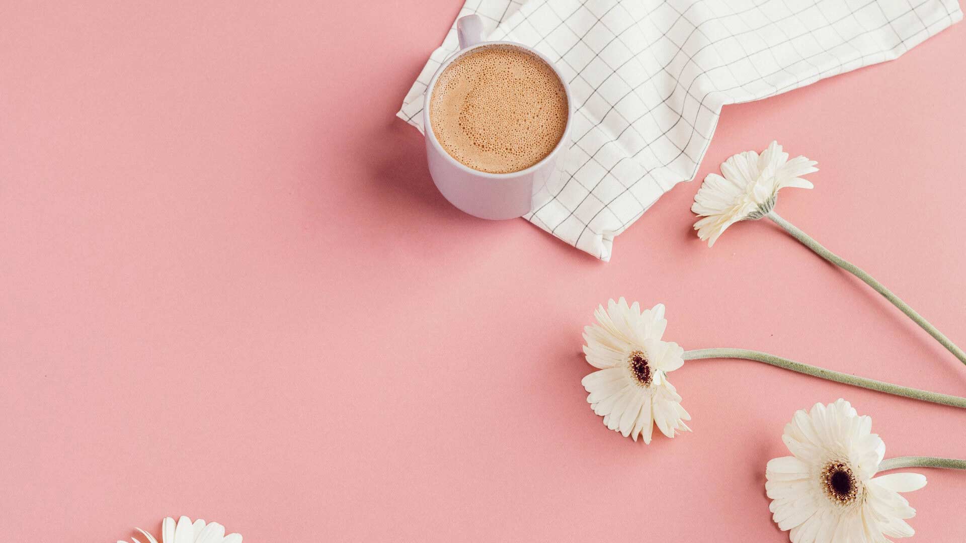 Hình nền máy tính màu hồng 4