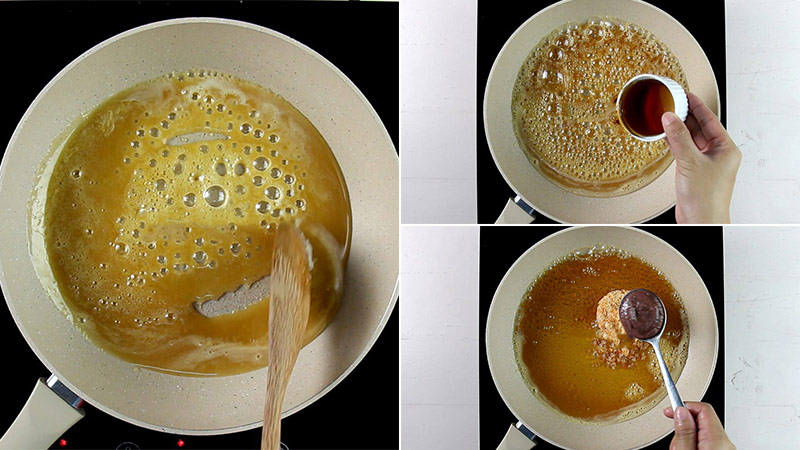 Cách nấu mắm ruốc chấm xoài