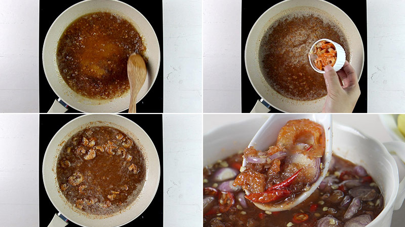 Cách làm mắm ruốc chấm xoài non