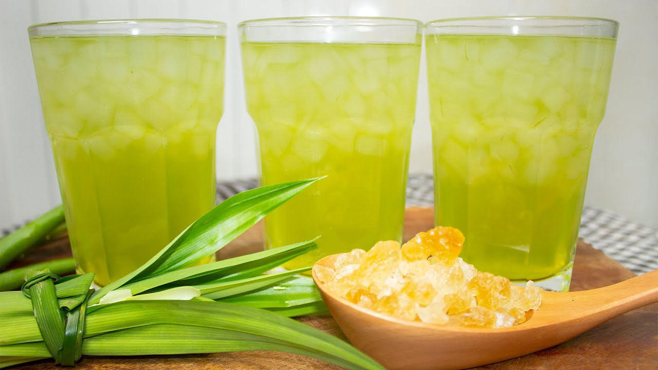 Cách nấu nước nha đam lá dứa