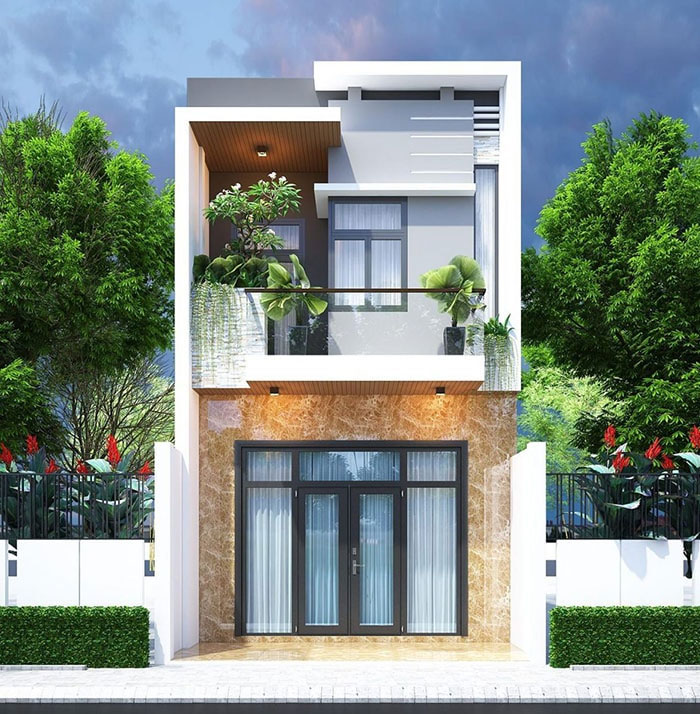 Mặt tiền nhà ống đẹp