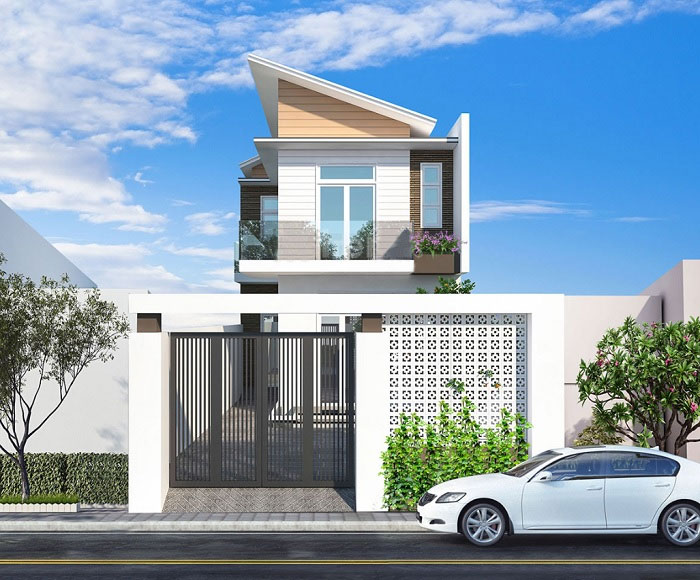 Mặt tiền nhà ống đẹp