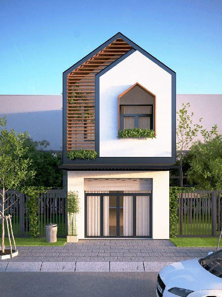 Mặt tiền nhà ống đẹp