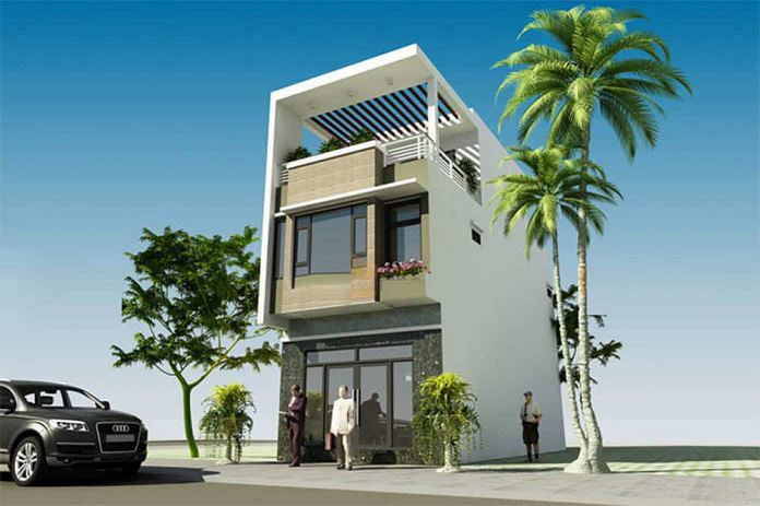 Mặt tiền nhà ống đẹp