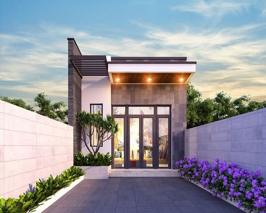 Mặt tiền nhà ống đẹp