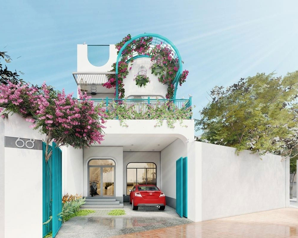 Mẫu nhà ống 2 tầng đẹp