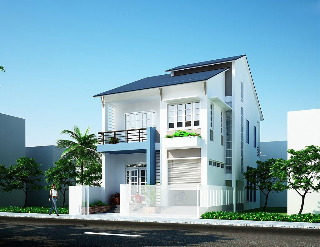 Mẫu nhà ống 2 tầng đẹp