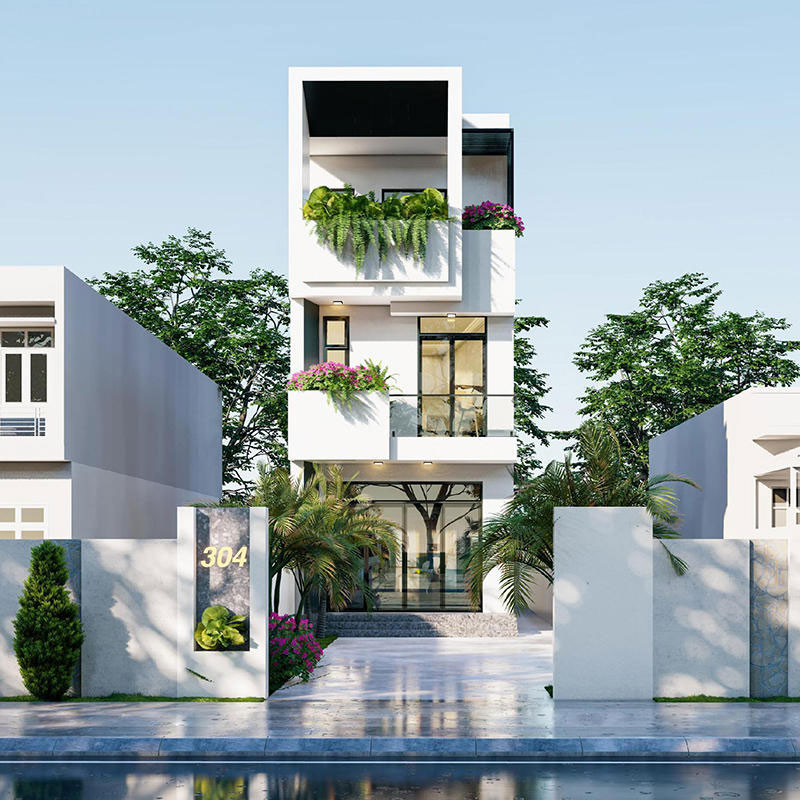 Mẫu nhà ống 2 tầng đẹp