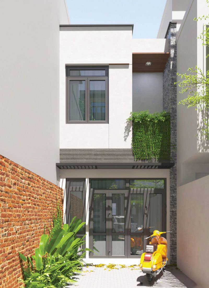 Mẫu nhà ống 2 tầng đẹp