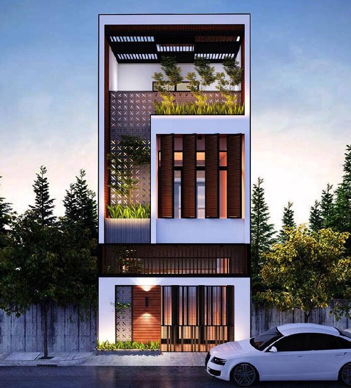 Mẫu nhà ống đẹp 3 tầng 5m đẹp 1