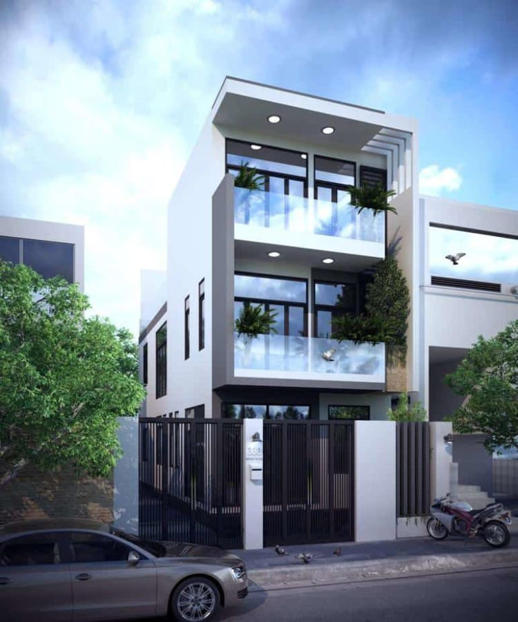 Mẫu nhà ống đẹp 3 tầng 5m đẹp 15