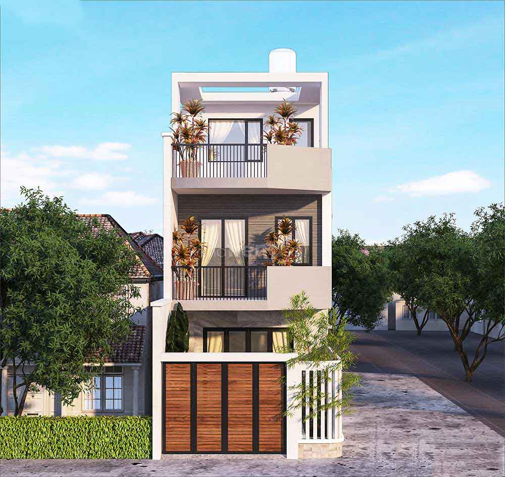 Mẫu nhà ống đẹp 3 tầng 5m đẹp 2
