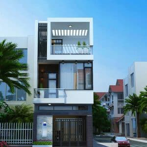 Mẫu nhà ống đẹp 3 tầng 5m đẹp 9