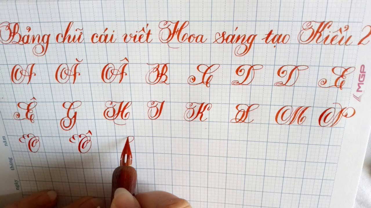 Mẫu chữ in hoa sáng tạo đẹp nhất Mẫu chữ in hoa sáng tạo đẹp nhất