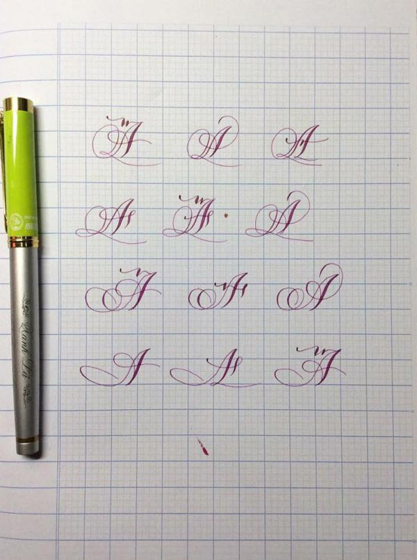 Chữ A sáng tạo Chữ A sáng tạo