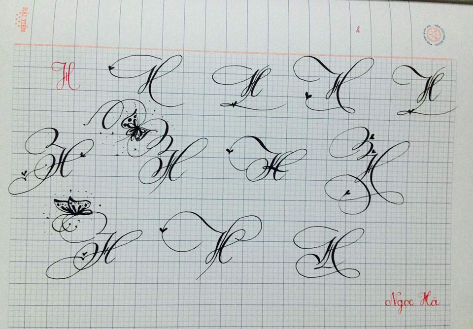 Chữ H sáng tạo Chữ H sáng tạo