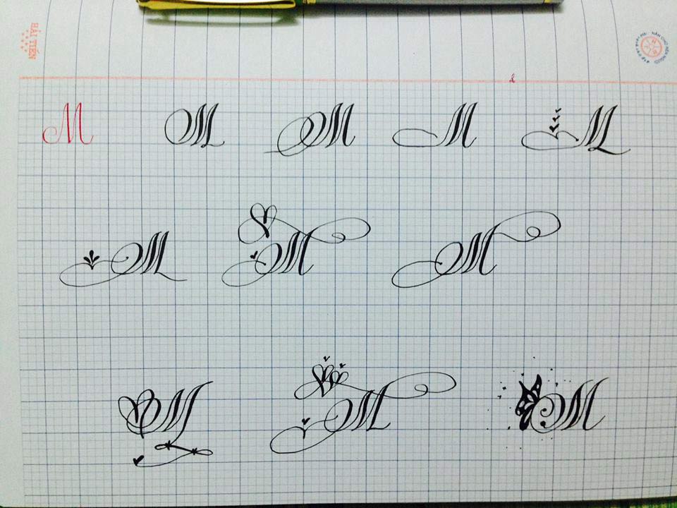 Chữ M sáng tạo Chữ M sáng tạo