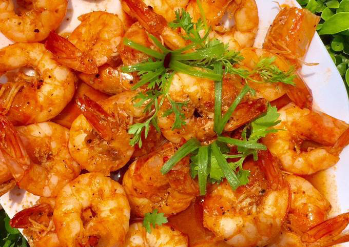 Cách làm tôm rim nước dừa