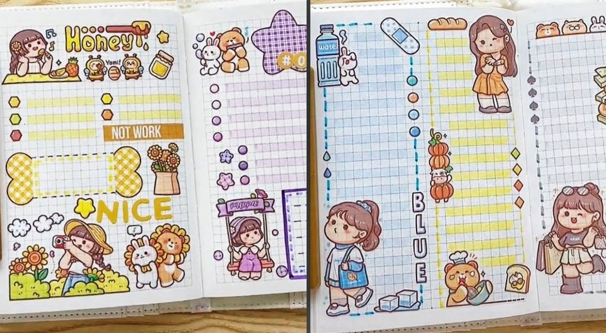 Cách trang trí sổ tay Cách trang trí sổ tay