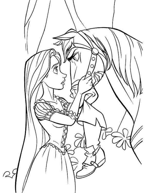 Tranh công chúa anime đẹp