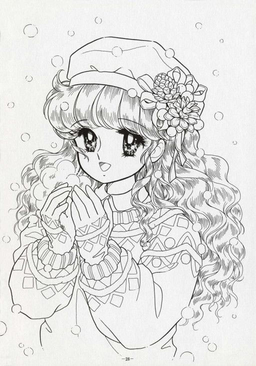 Tranh tự tô màu chibi công chúa