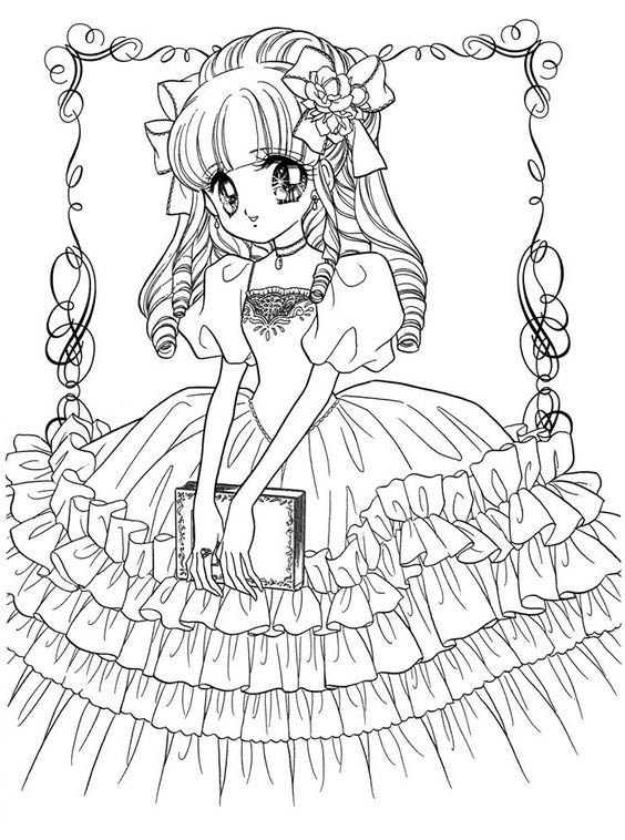 Tranh tô màu công chúa đẹp nhất