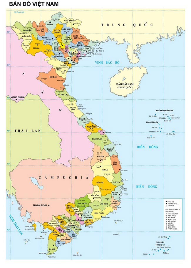 Tìm hiểu Việt Nam có bao nhiêu tỉnh, thành phố