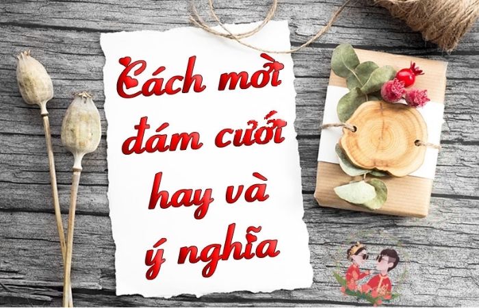 Lơi mời đám cưới