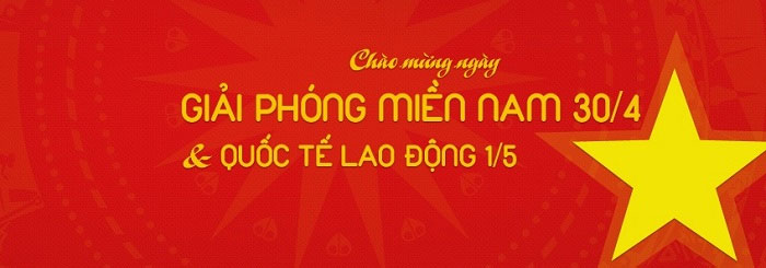 Banner 30/4 và 1/5 đẹp nhất