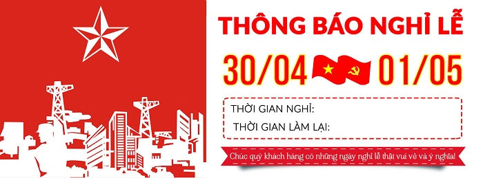 Mẫu banner 30/4 và 1/5