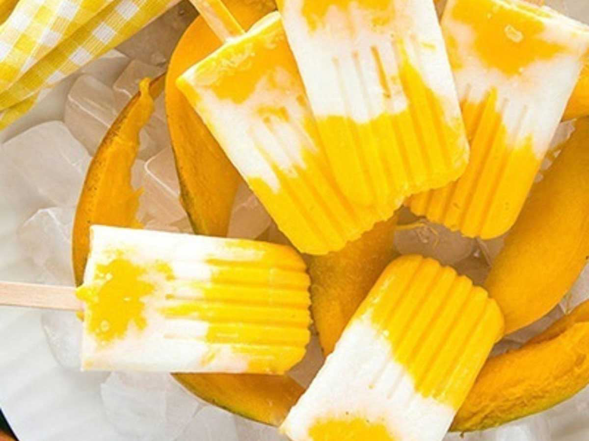 Cách làm kem xoài với sữa ông Thọ