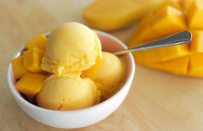 Cách làm kem xoài