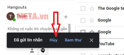 Cách thu hồi email