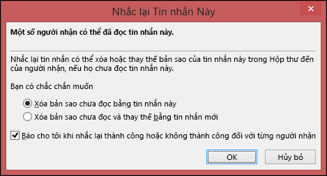 Cách thu hồi email Cách thu hồi email