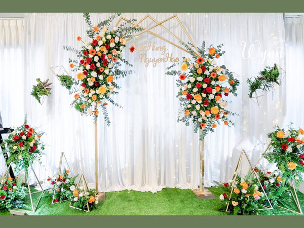 Backdrop đám cưới