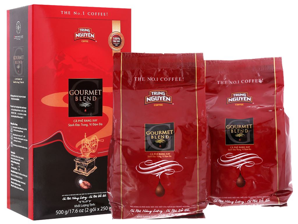 Các loại cà phê Trung Nguyên rang xay thuộc dòng trung cao Các loại cà phê Trung Nguyên rang xay thuộc dòng trung cao